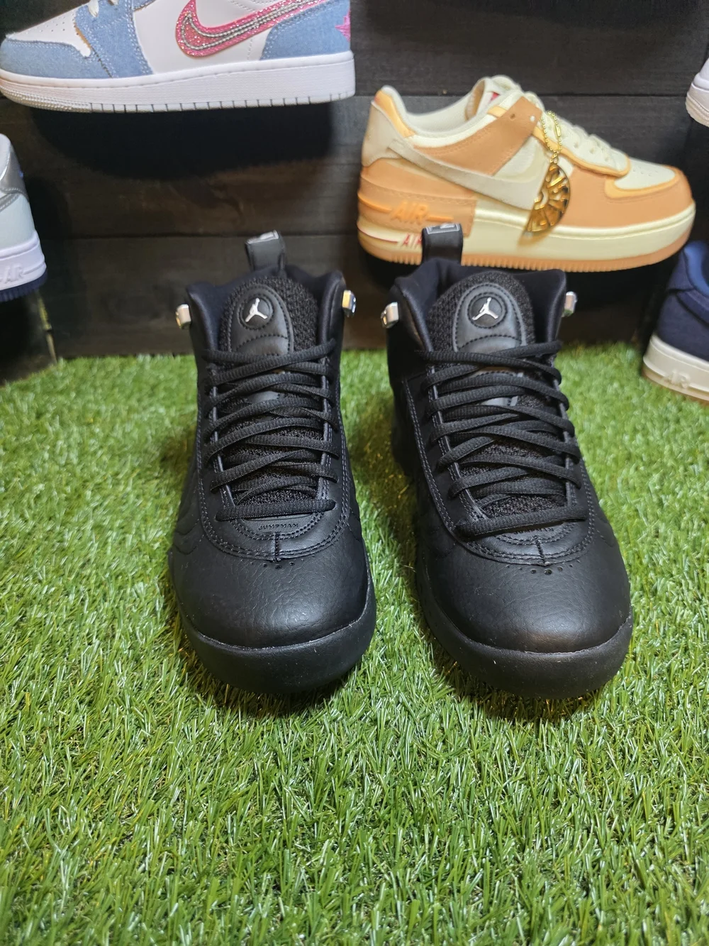 Jordan Men’s All-Black High-Top Sneakers